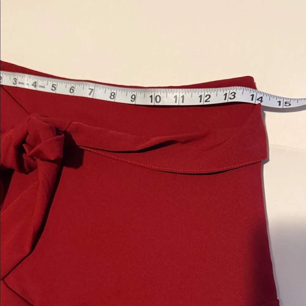 Zara Bold Red Women's Skorts 26 - Picture 5 of 8